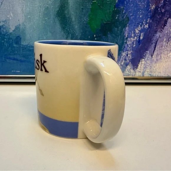 Starbucks Gdansk Poland Global Icons Espresso Mug 3 fl oz 89 ml Mini Small 2012 - Picture 4 of 14